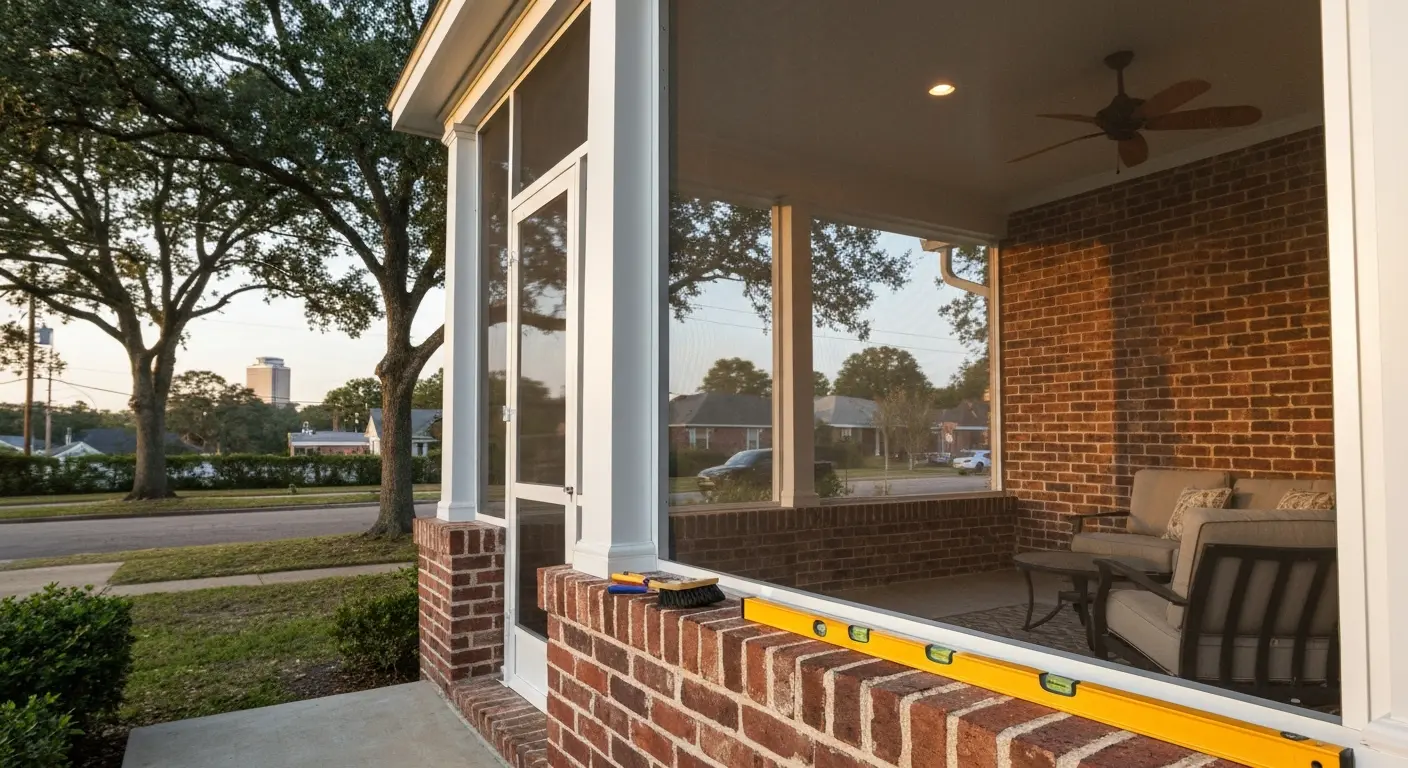 Screen porch project
