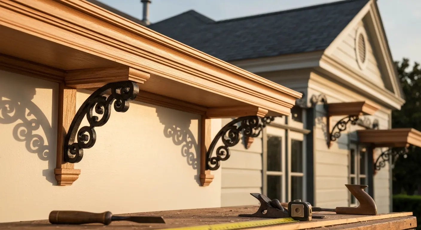 Ornamental trim and carpentry detail