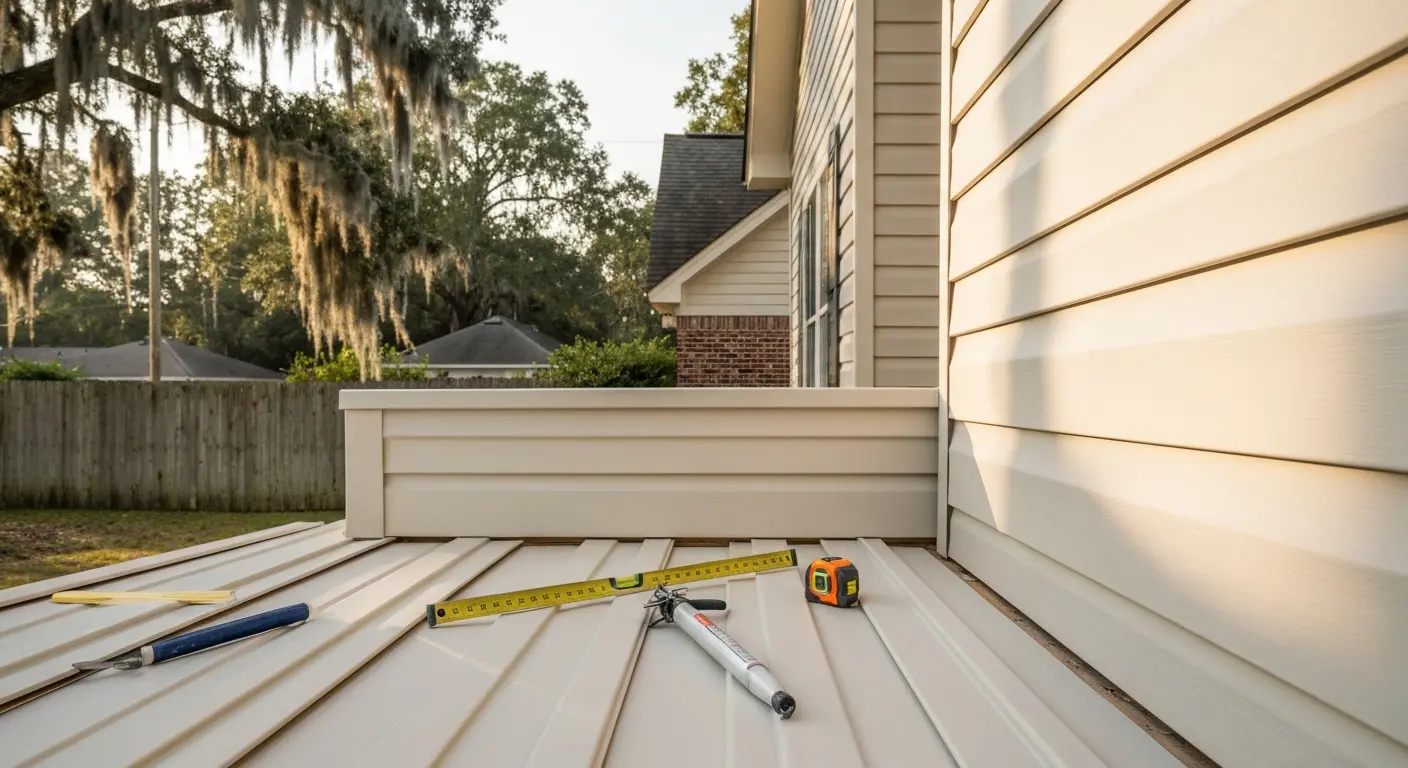 Siding replacement project