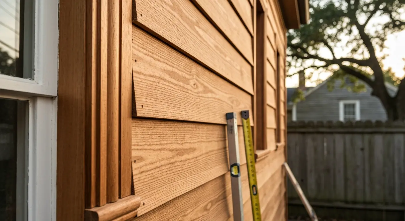 Siding replacement on Creole cottage
