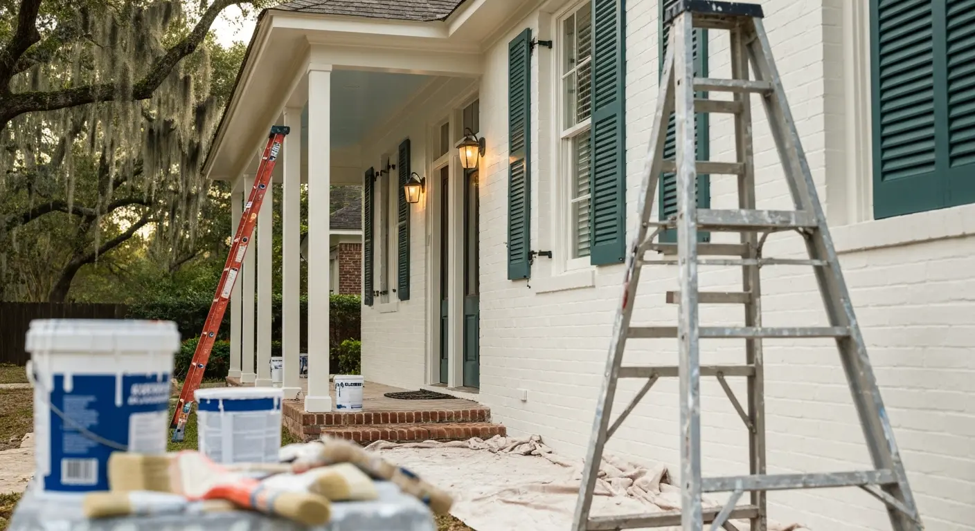 Exterior painting project
