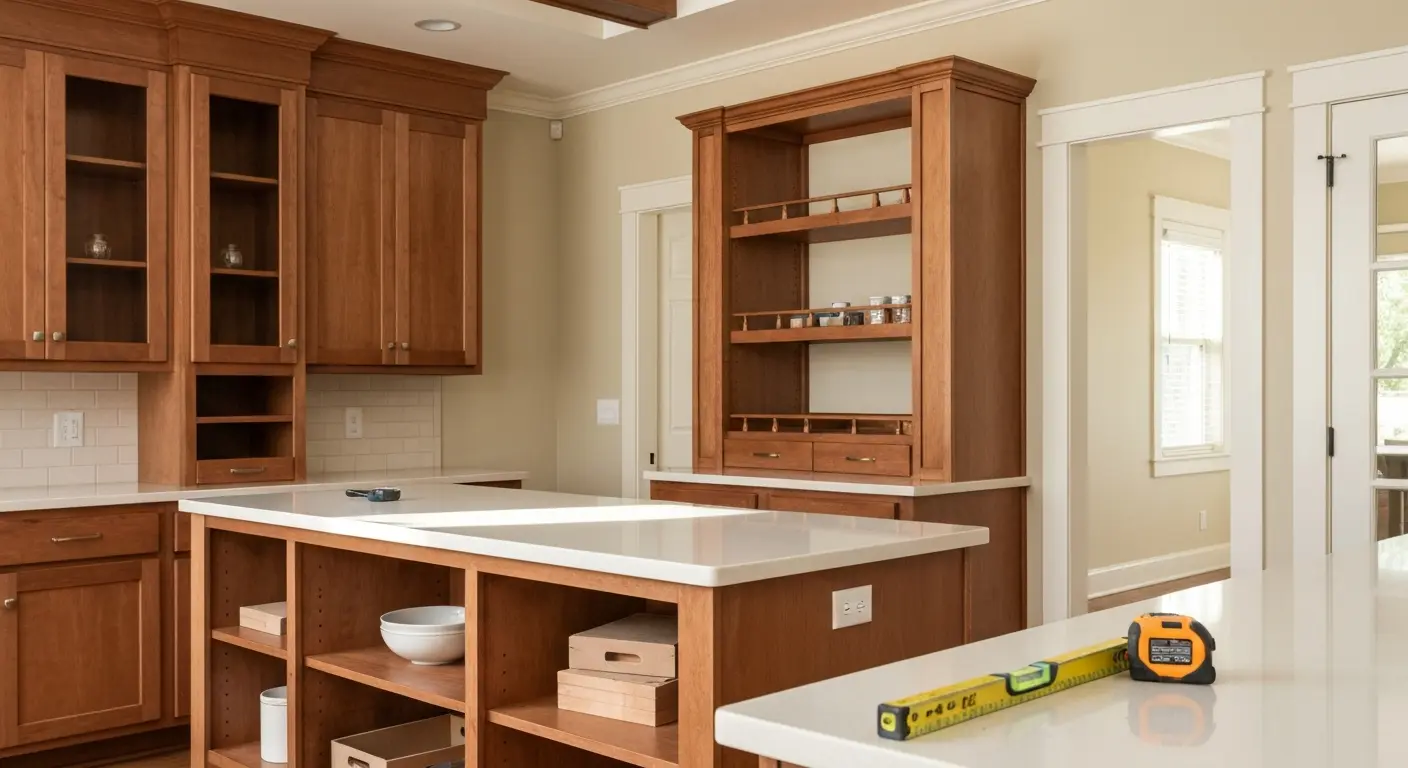 Kitchen cabinet installation