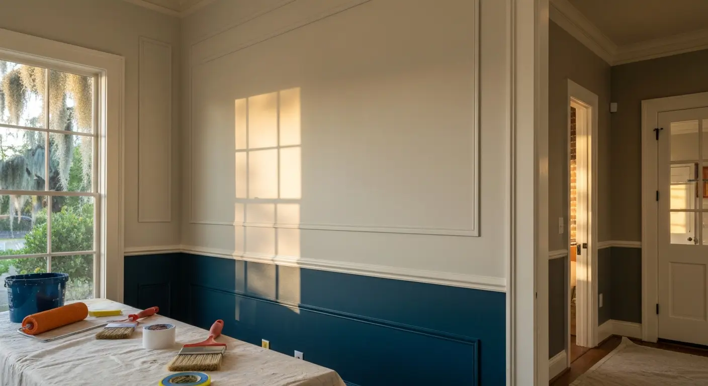 Accent wall painting