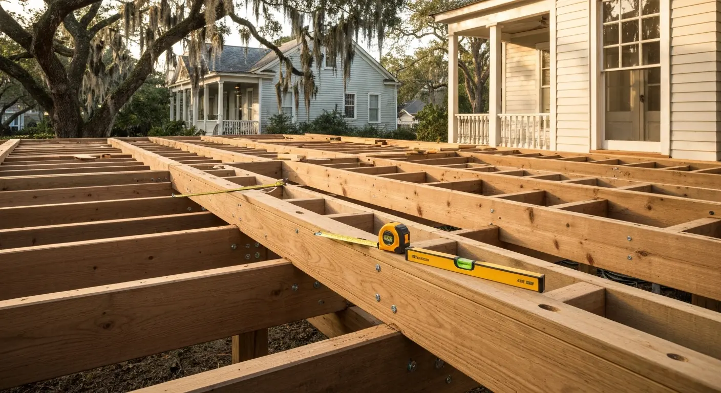 Custom carpentry framing project