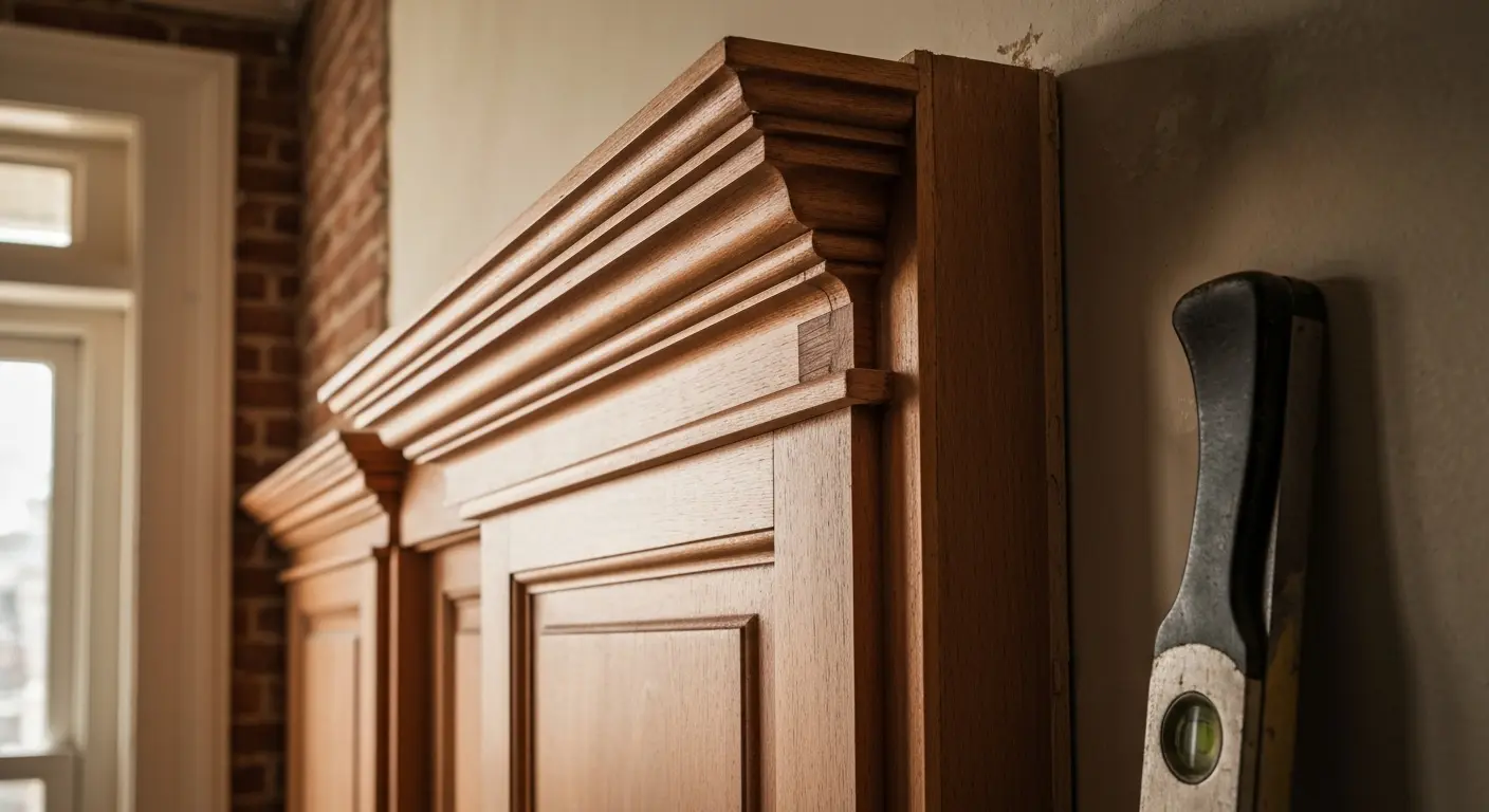 Carpentry work on historic French Quarter home