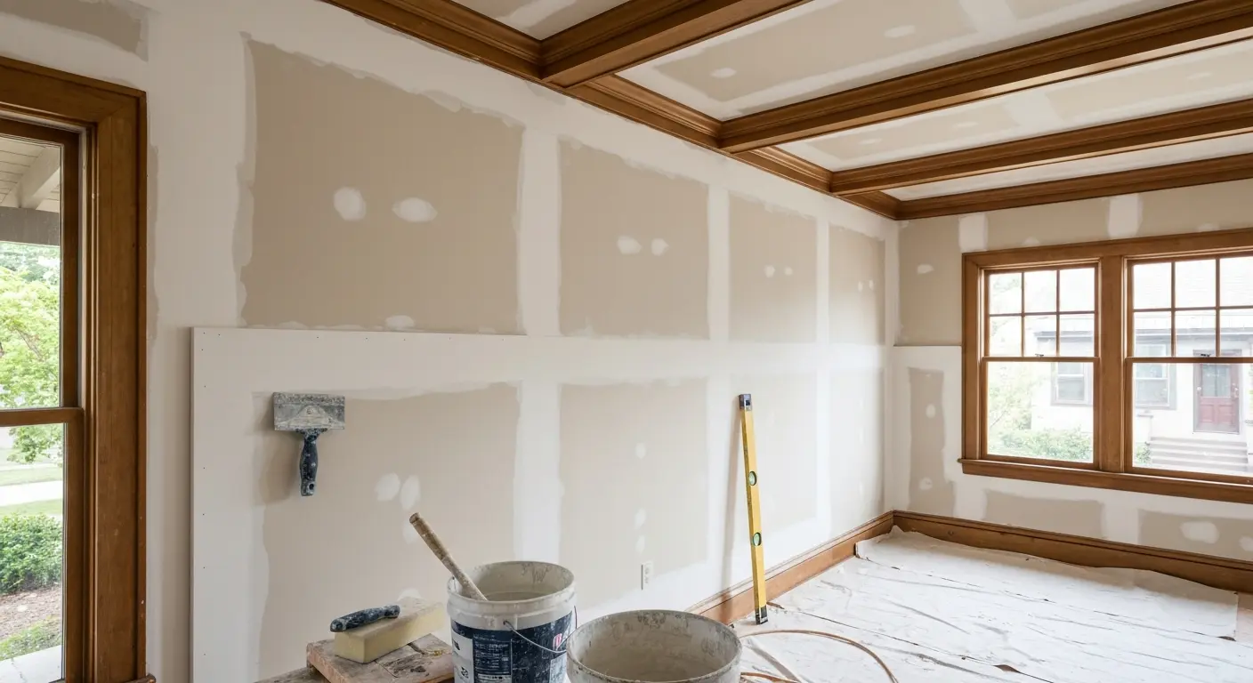 Interior drywall and restoration work