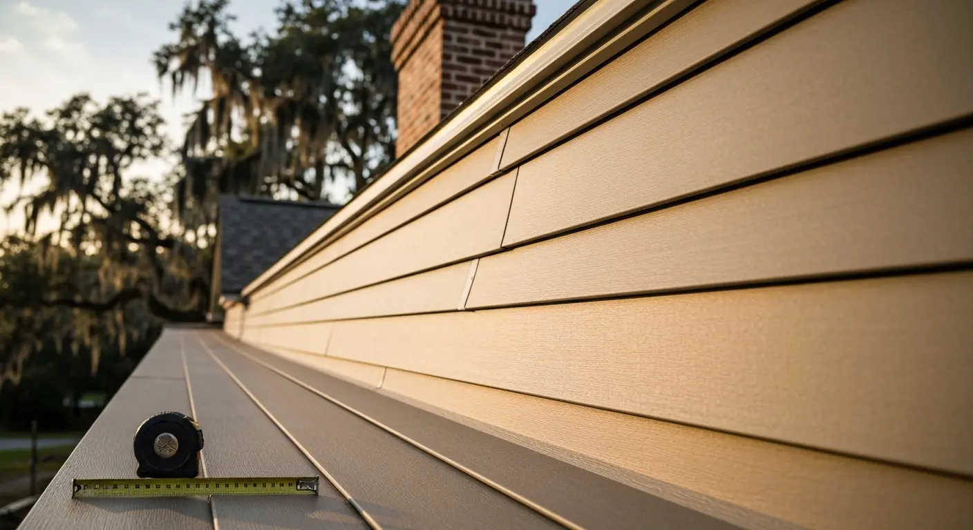 Vinyl siding installation
