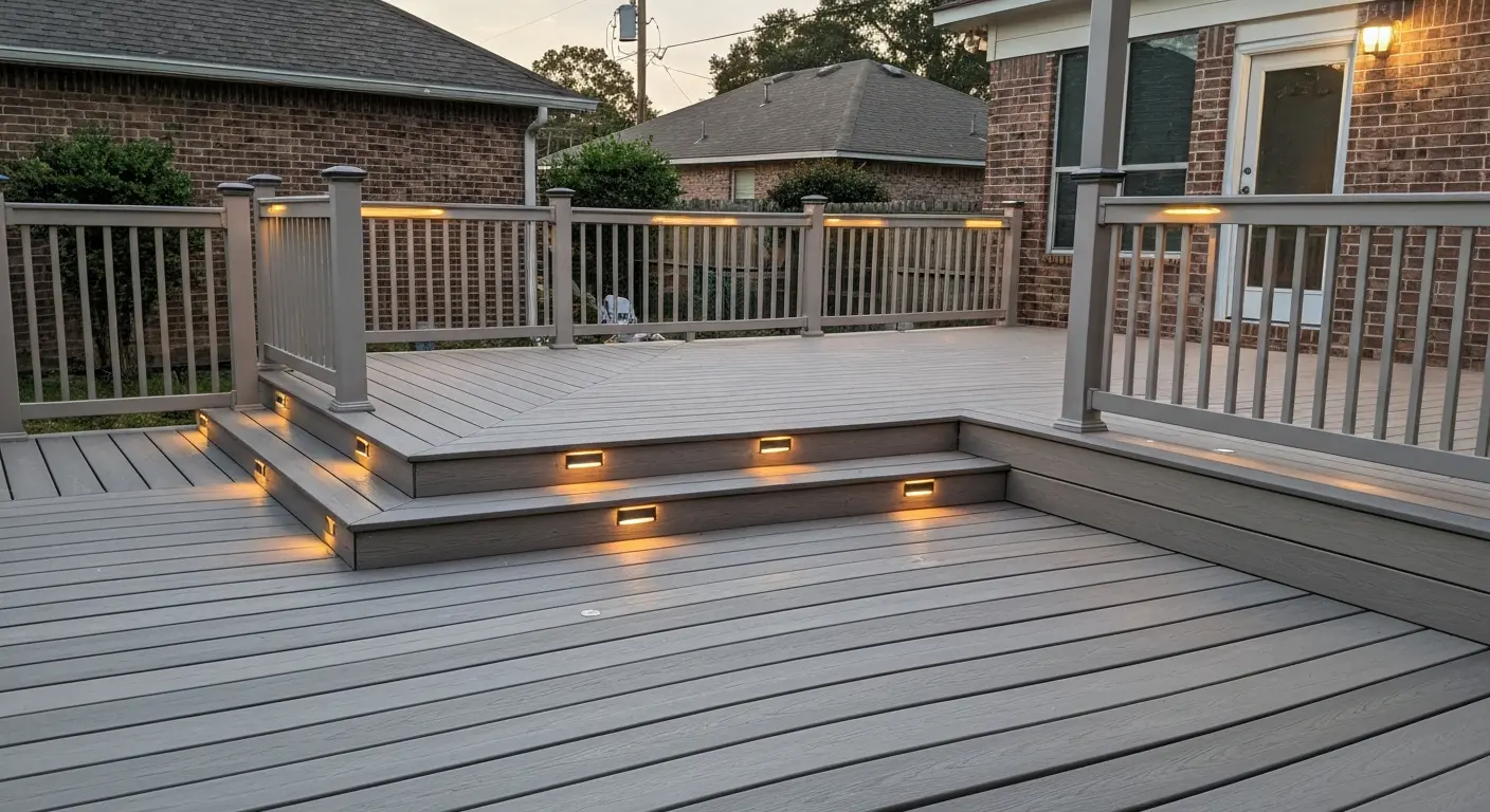 Deck installation in Hammond