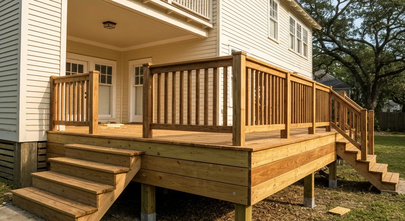 Deck builder project in Mid-City
