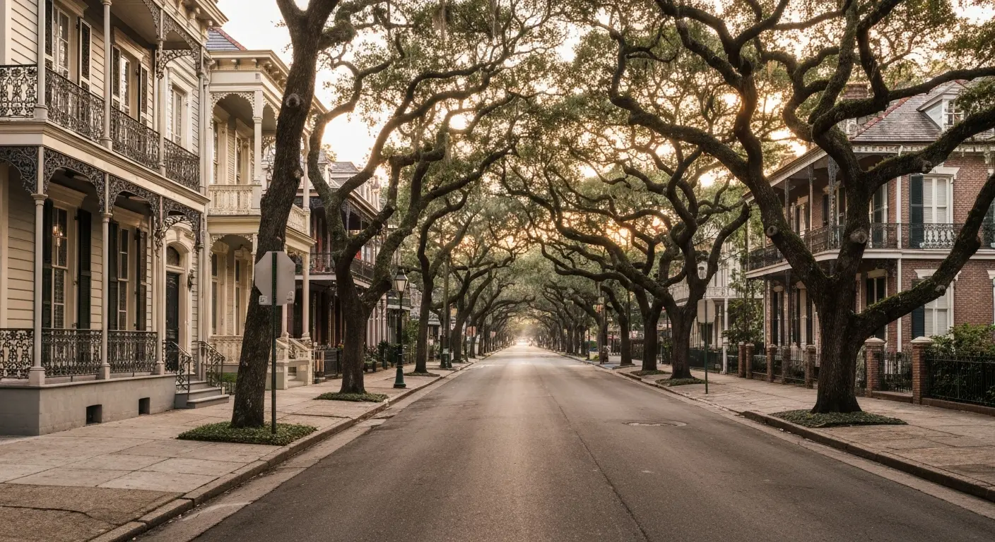 St. Charles Avenue Uptown neighborhood