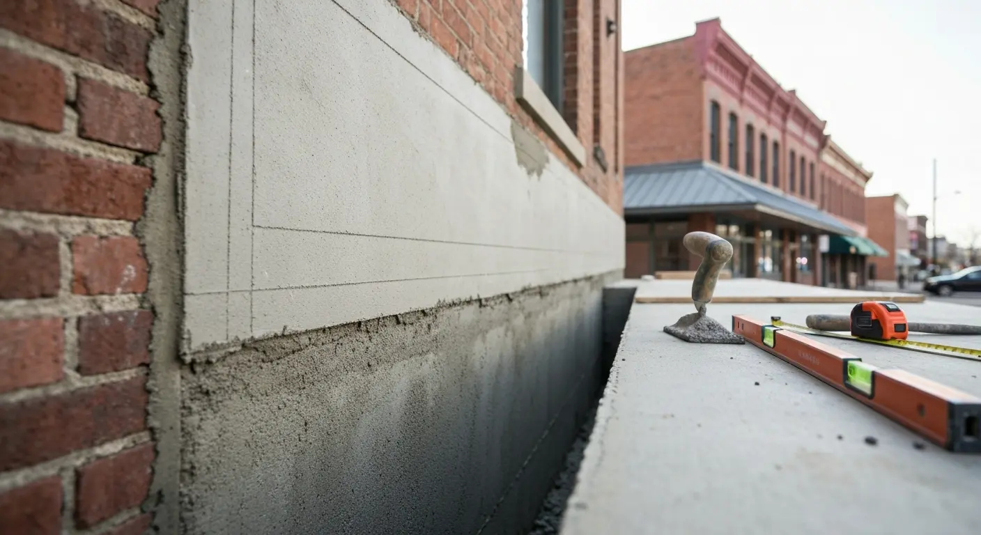 Concrete and siding repair
