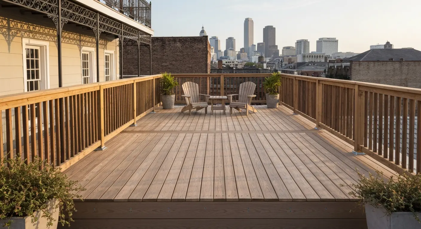 Rooftop deck project