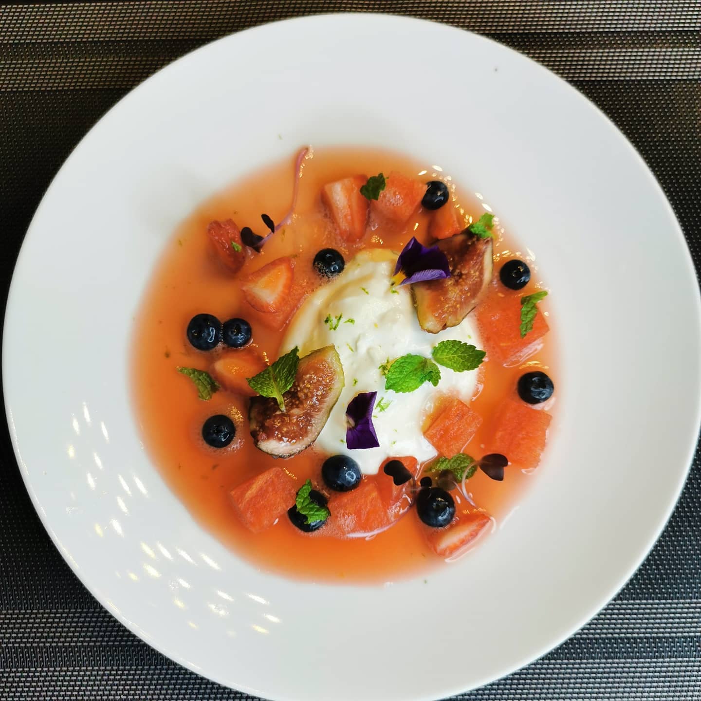 Fresh vibrant salad
