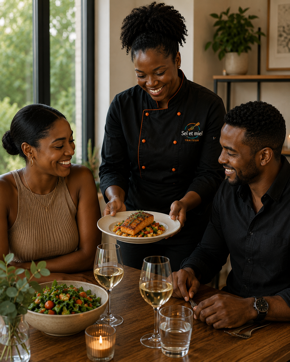 Expérience de chef privé à domicile par L'atelier Sel et Miel