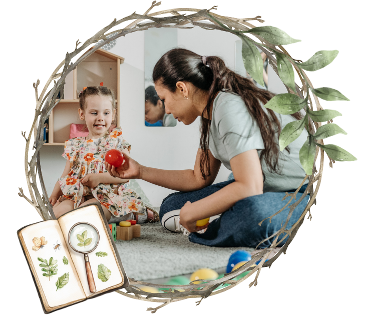 Nursery worker in childcare