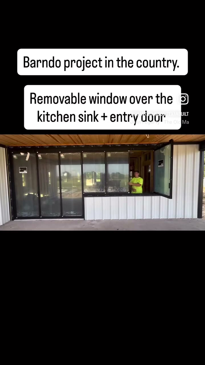 Pass-through kitchen window
