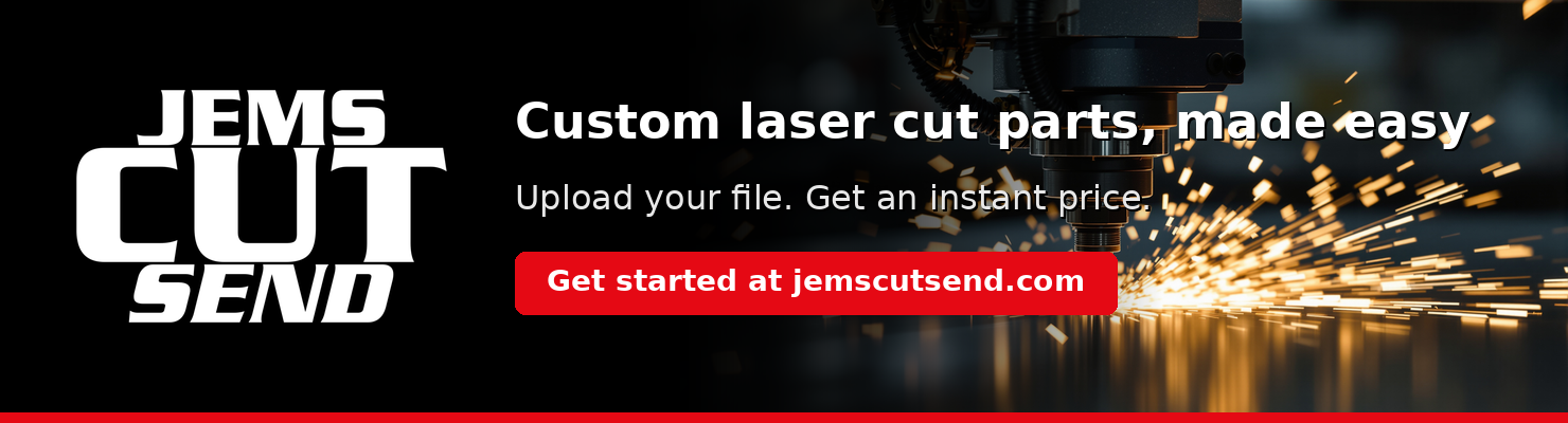 JemsCutSend -- Laser cutting and fabrication, on demand.
