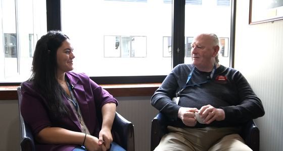 An advisor in conversation about what is working.