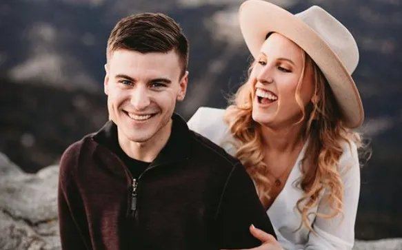 Caleb Guilliams and his wife April