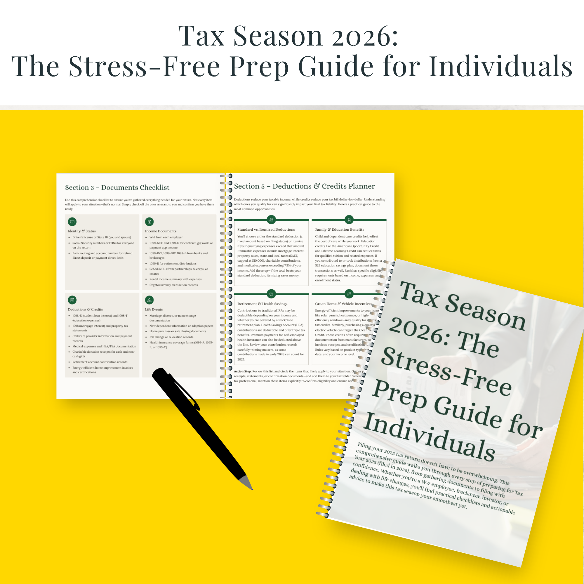 2026 Tax Year Playbook