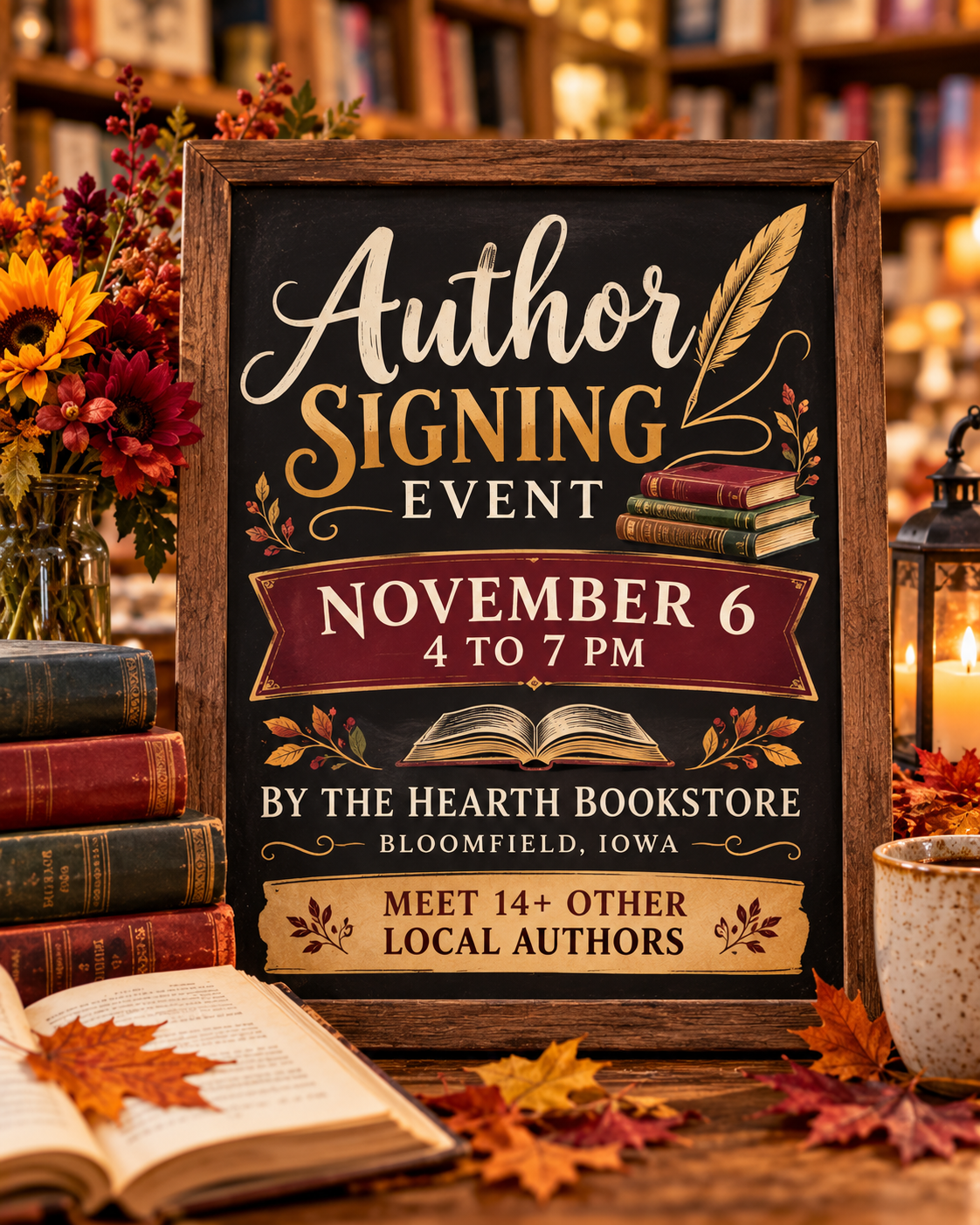 National Authors Day Celebration at By the Hearth Bookstore