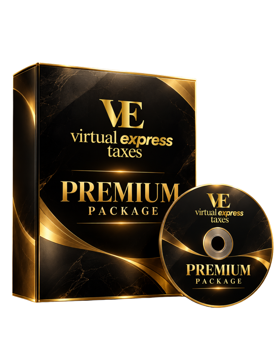 Virtual Express Taxes Premium Package software mockup