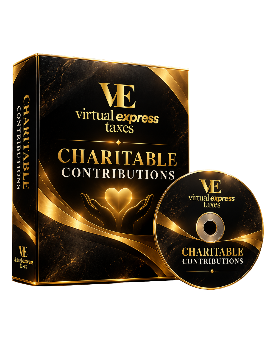 Virtual Express Taxes Charitable Contributions package mockup