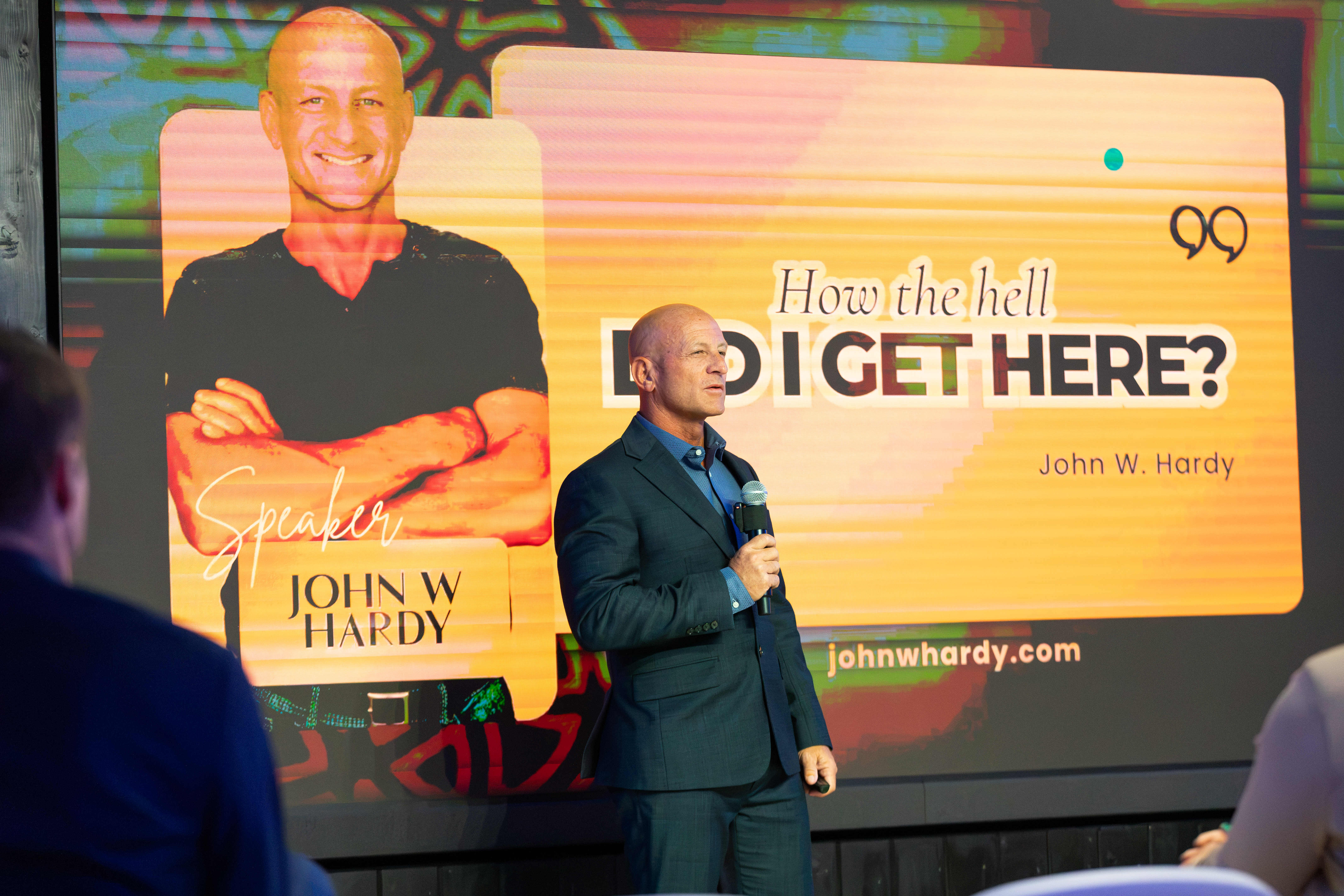 John Hardy speaking
