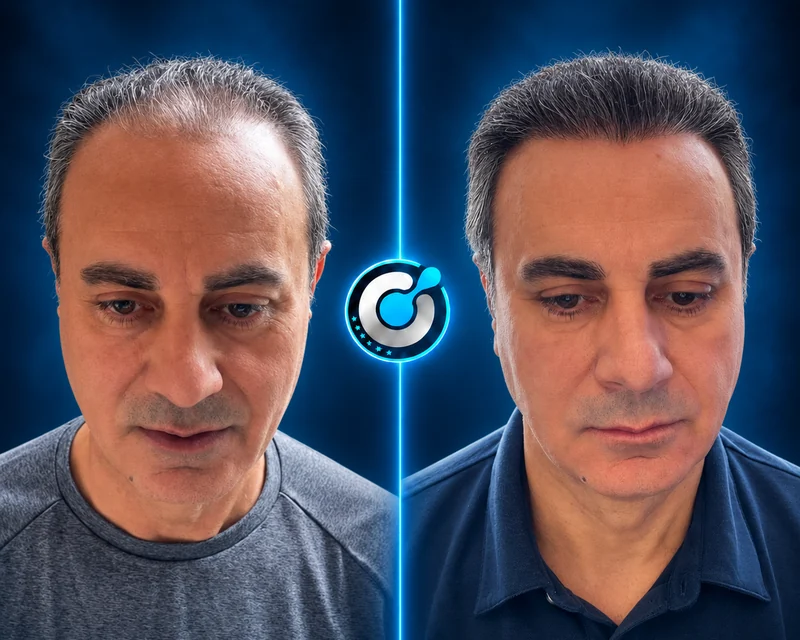 Over 50, fronte e vertice — Prima / Dopo