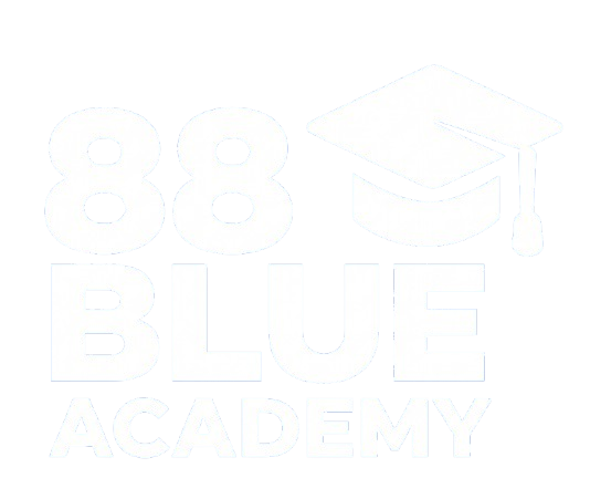 88 Blue Academy logo