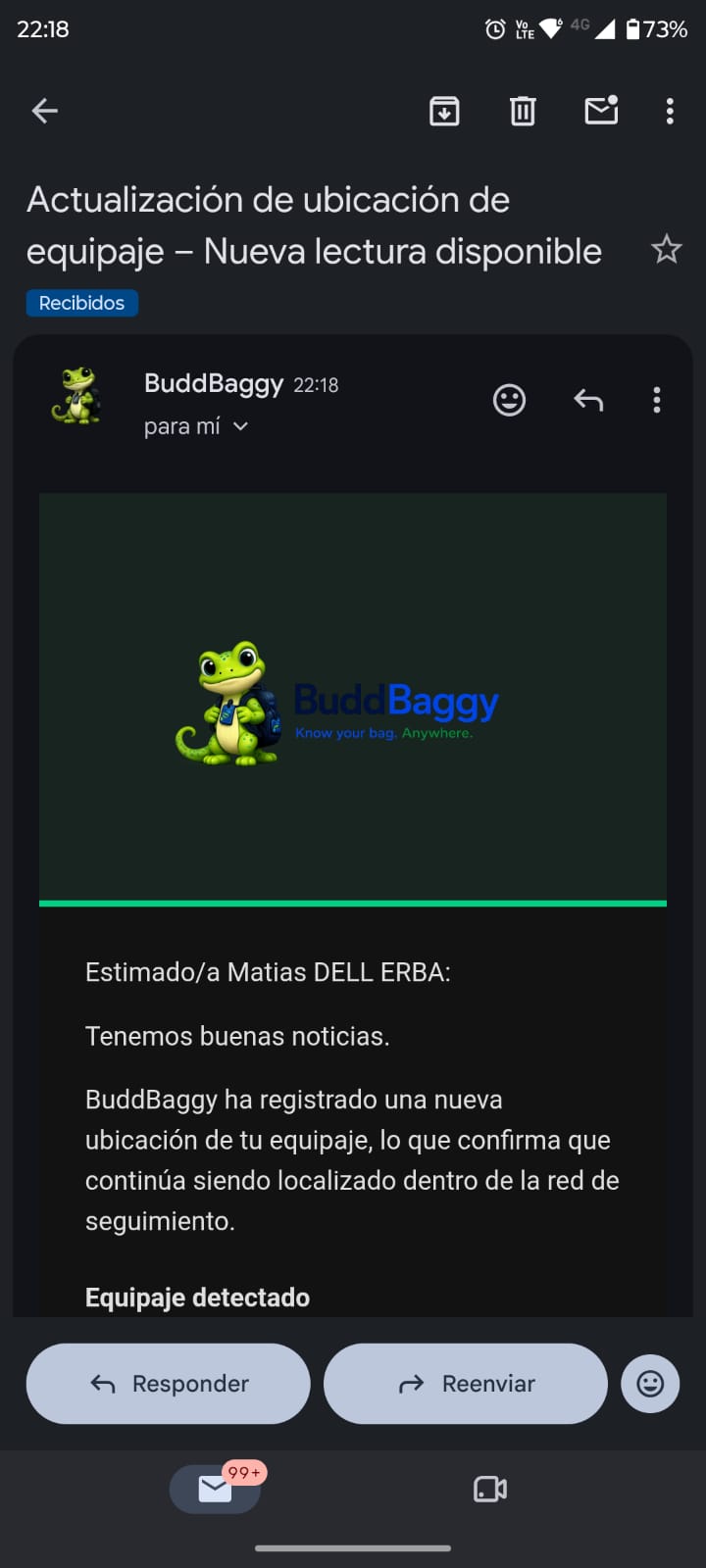 App screen