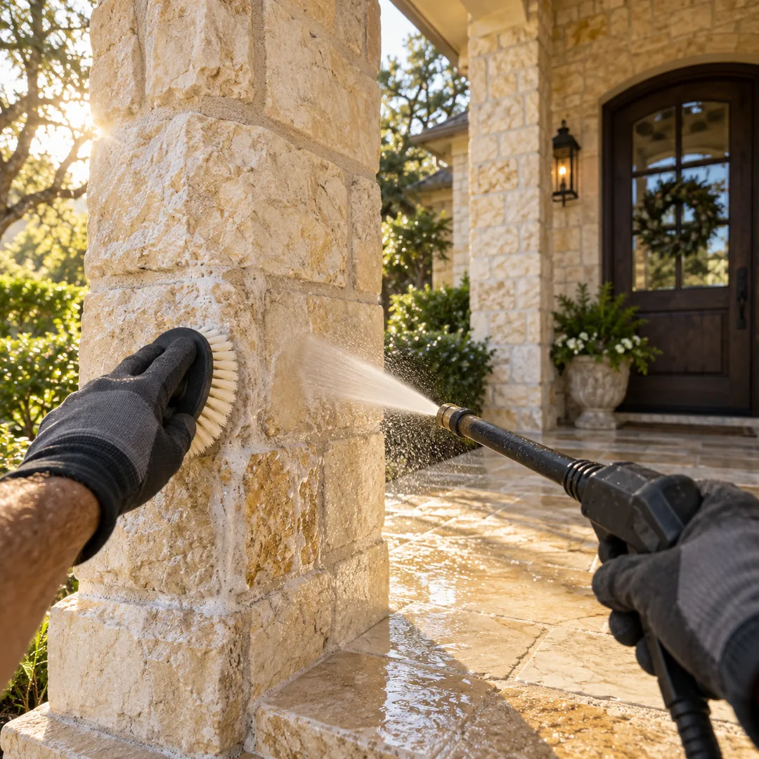 Exterior cleaning service in Georgetown, Texas