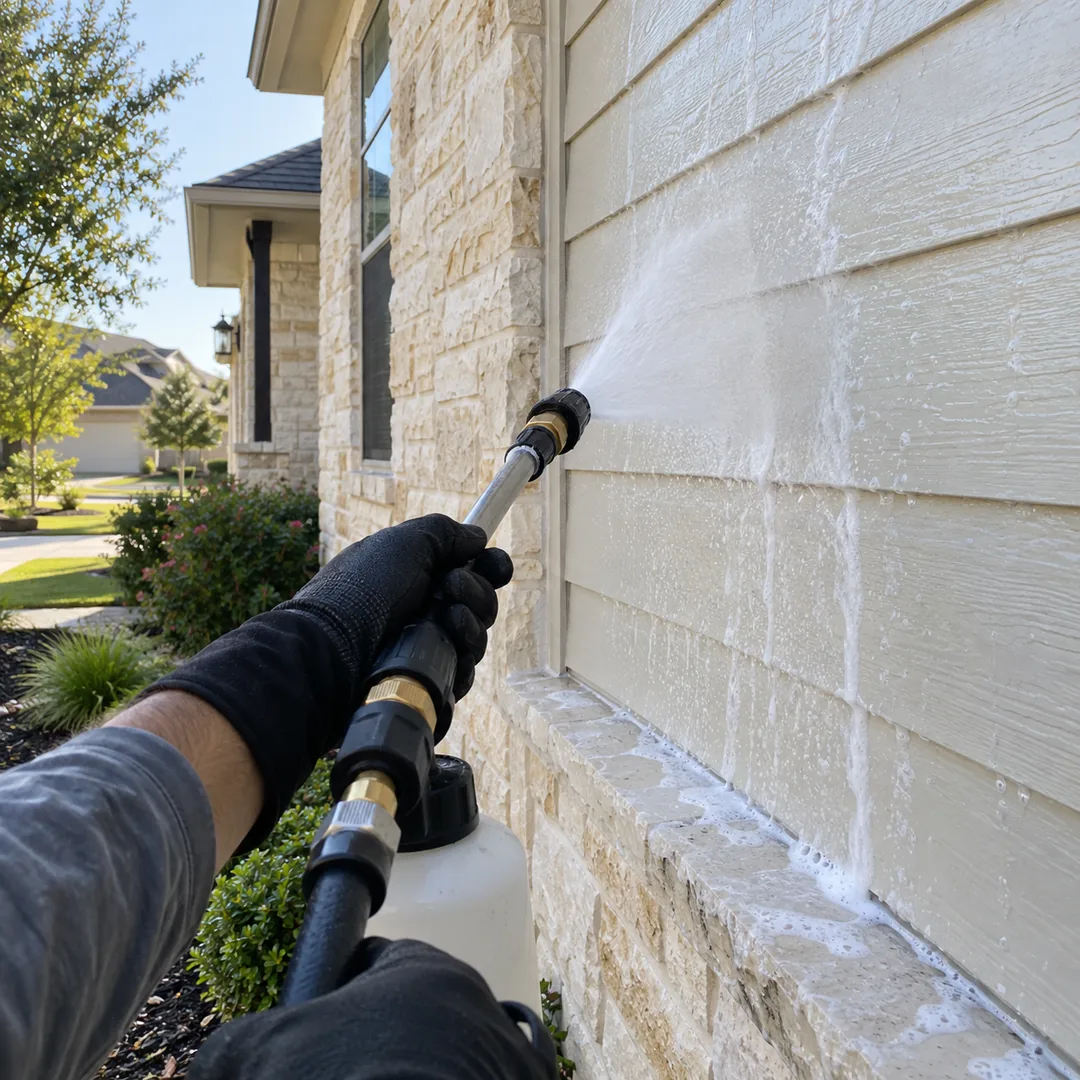 Exterior cleaning service in Pflugerville, Texas