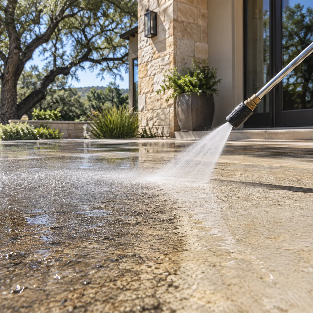 Detailed pressure washing service planning in Austin