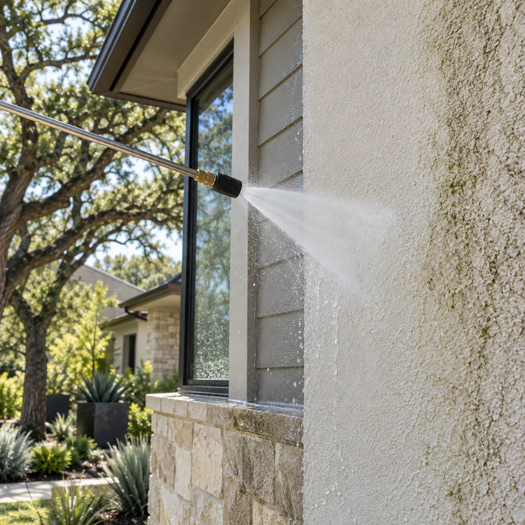Detailed soft washing service planning in Austin