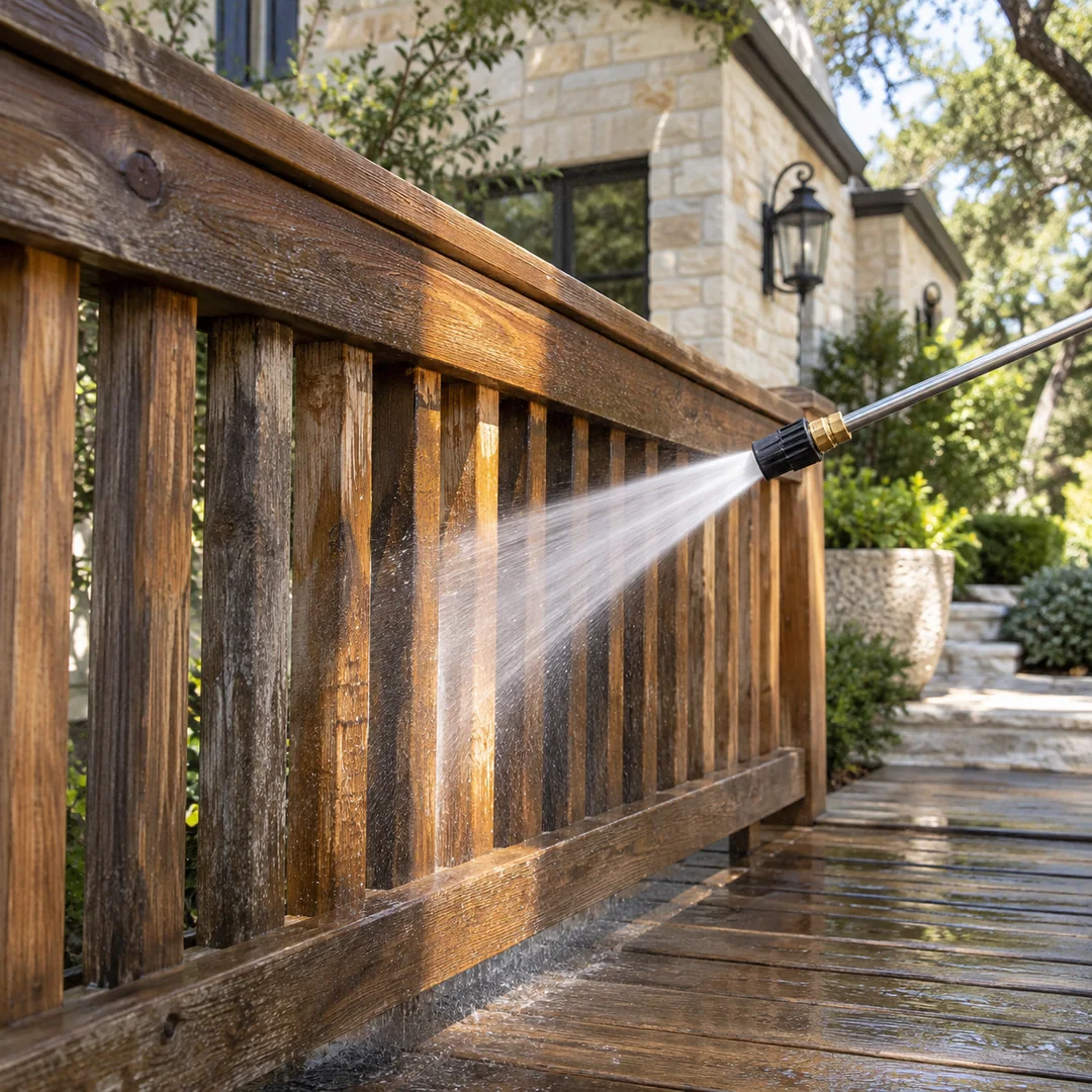 Detailed deck & fence cleaning service planning in Georgetown