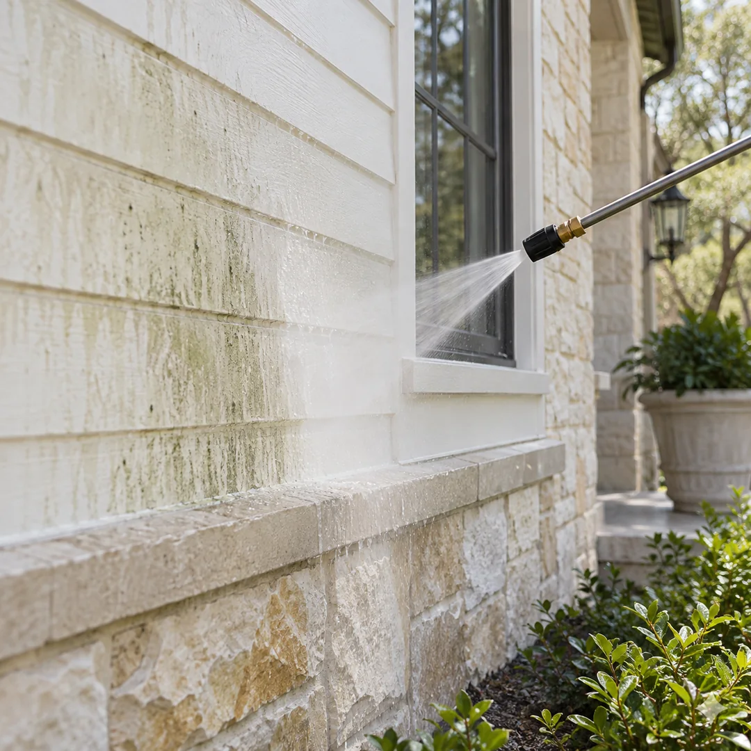 Detailed soft washing service planning in Georgetown