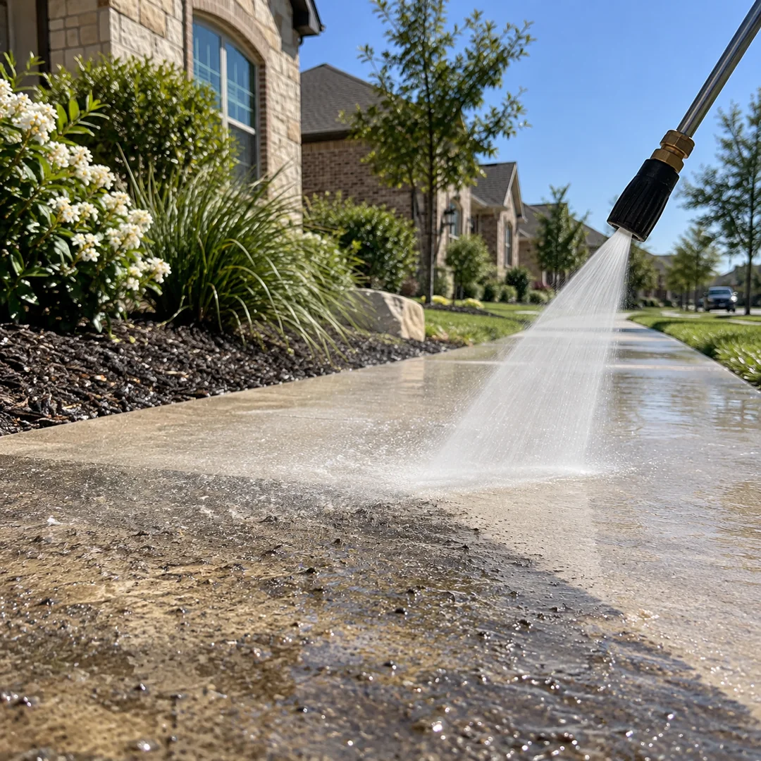 Detailed pressure washing service planning in Pflugerville