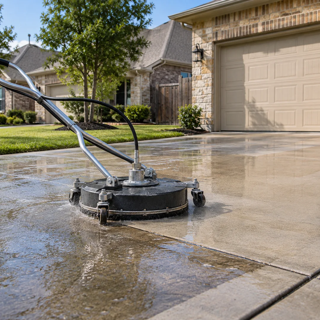 Pressure Washing service planning for a Pflugerville property