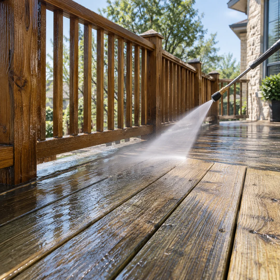 Detailed deck & fence cleaning service planning in Round Rock