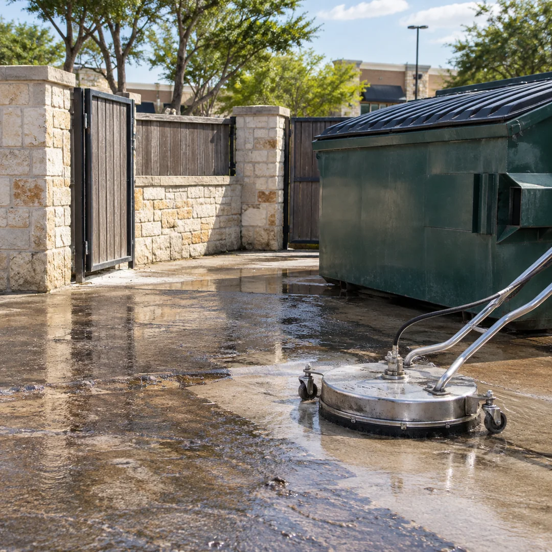 Degreasing service planning for a Round Rock property