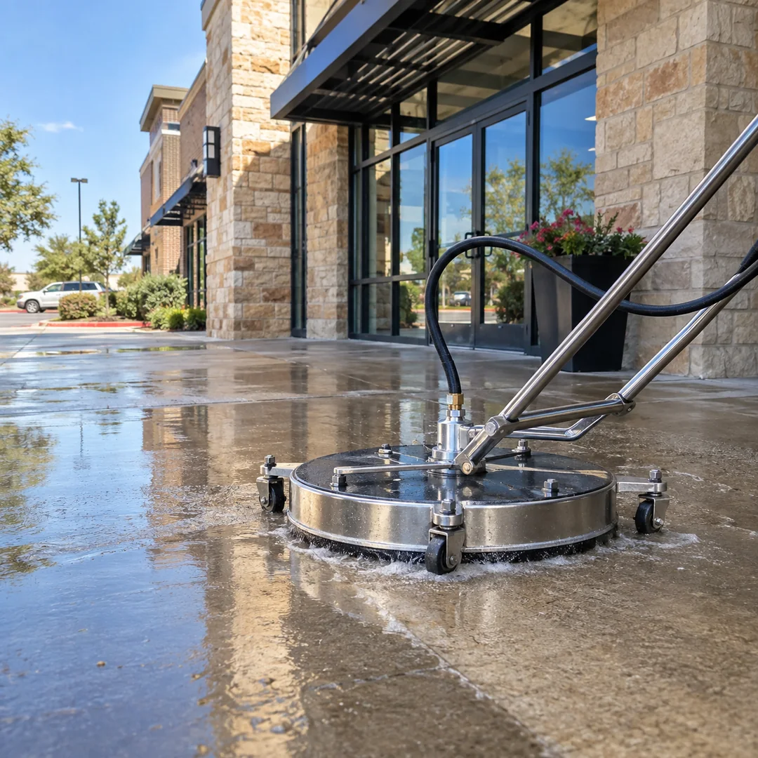 Pressure Washing service planning for a Round Rock property