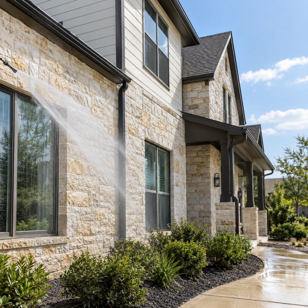 Soft Washing service planning for a Round Rock property