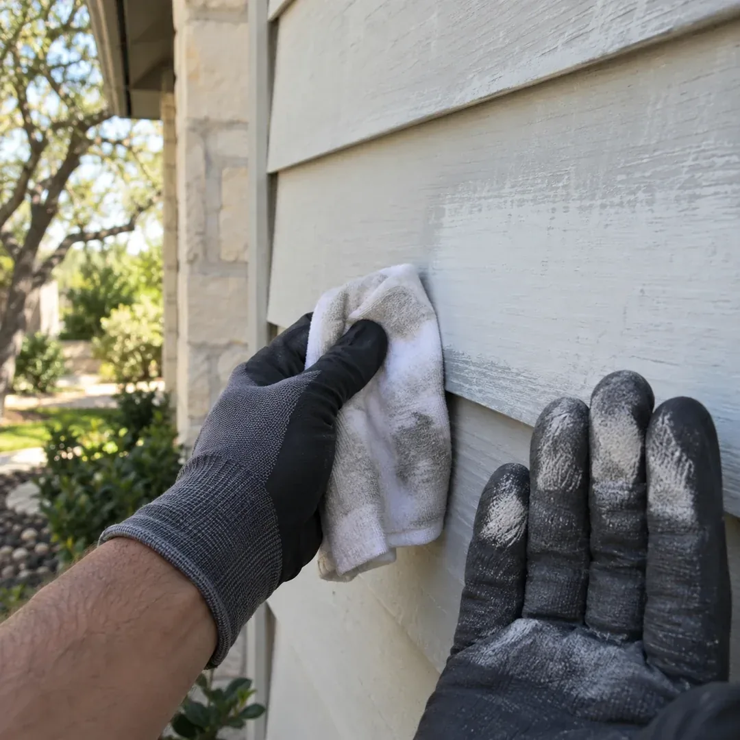 Paint oxidation removal from metal panels