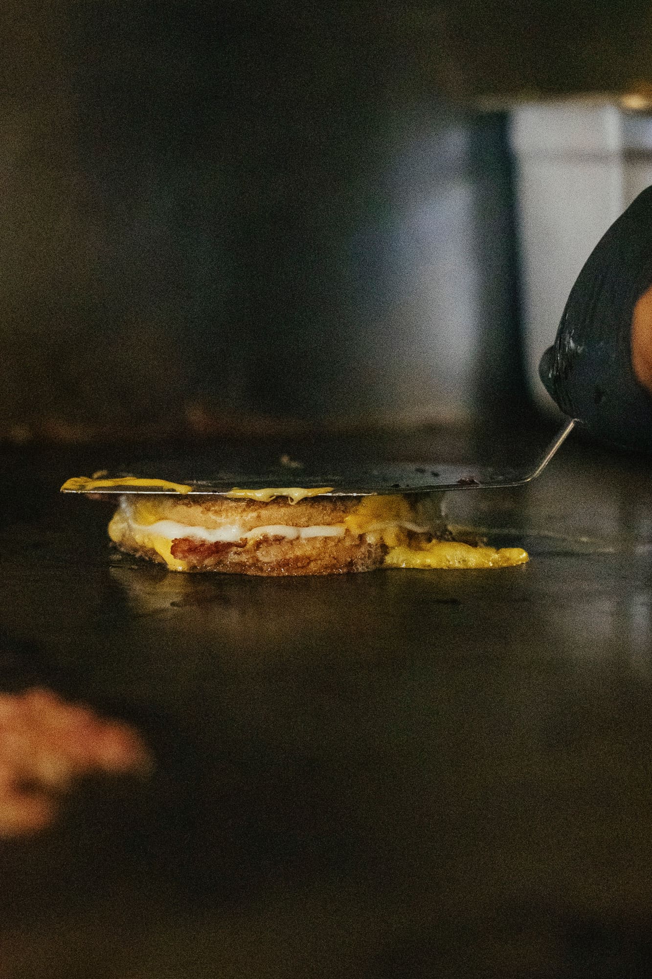 Panda Sal's burger combo meal