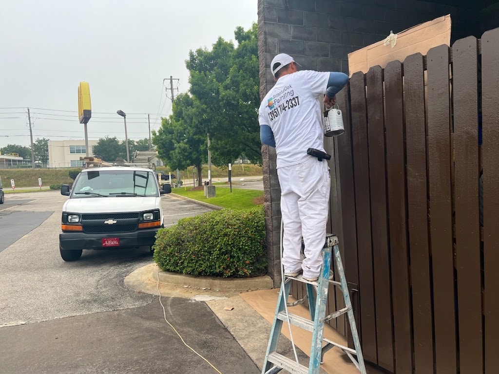 Professional fence painting services for residential and commercial properties