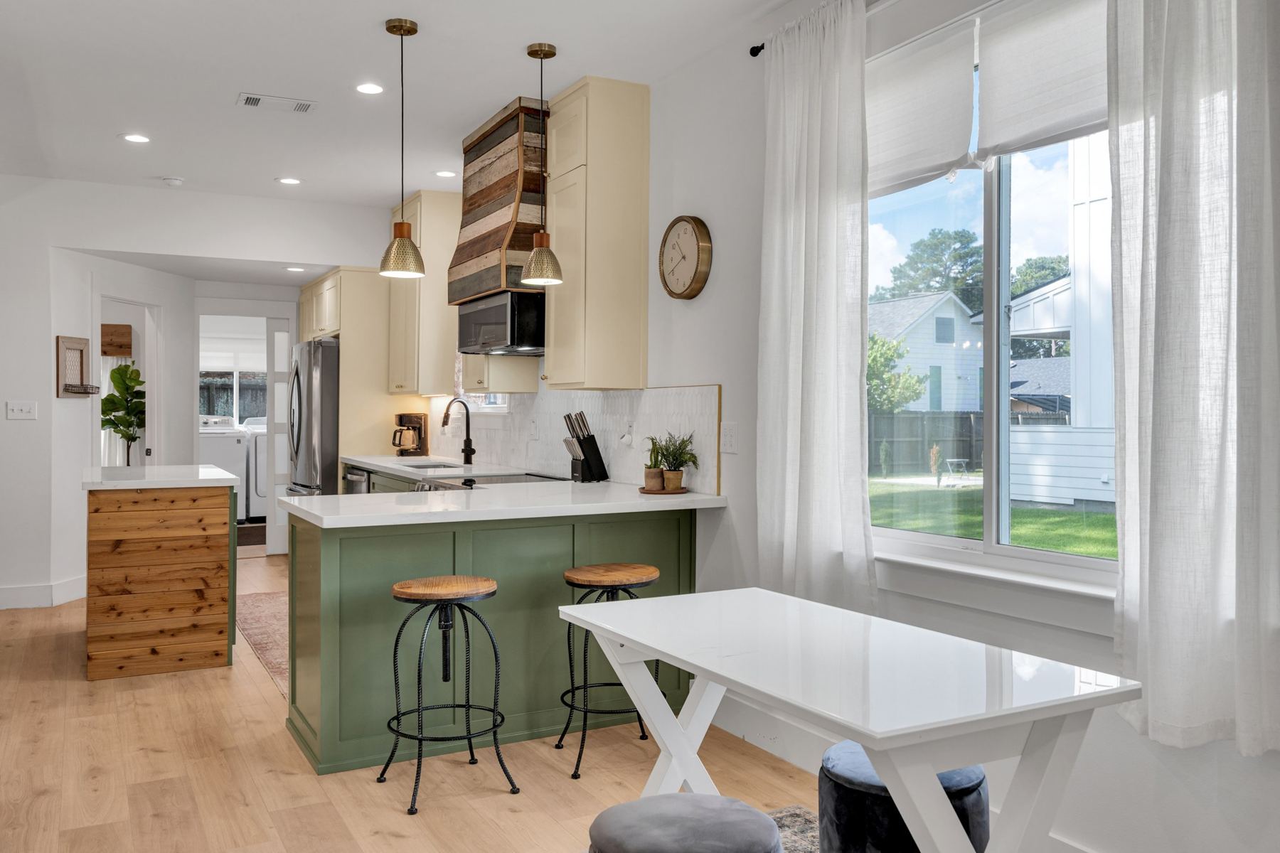 Remodeled kitchen in a Baton Rouge home