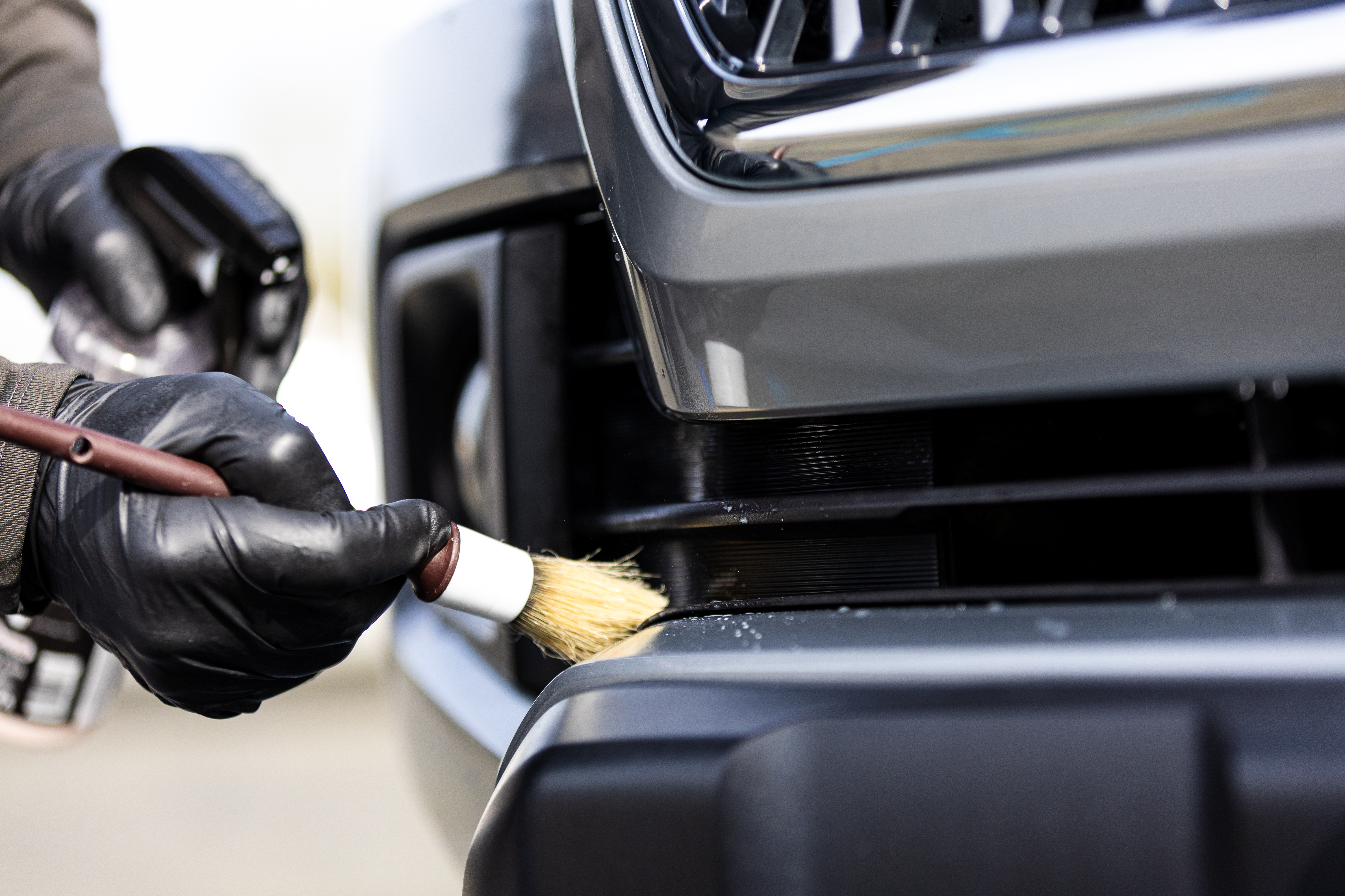 Exterior detailing close up