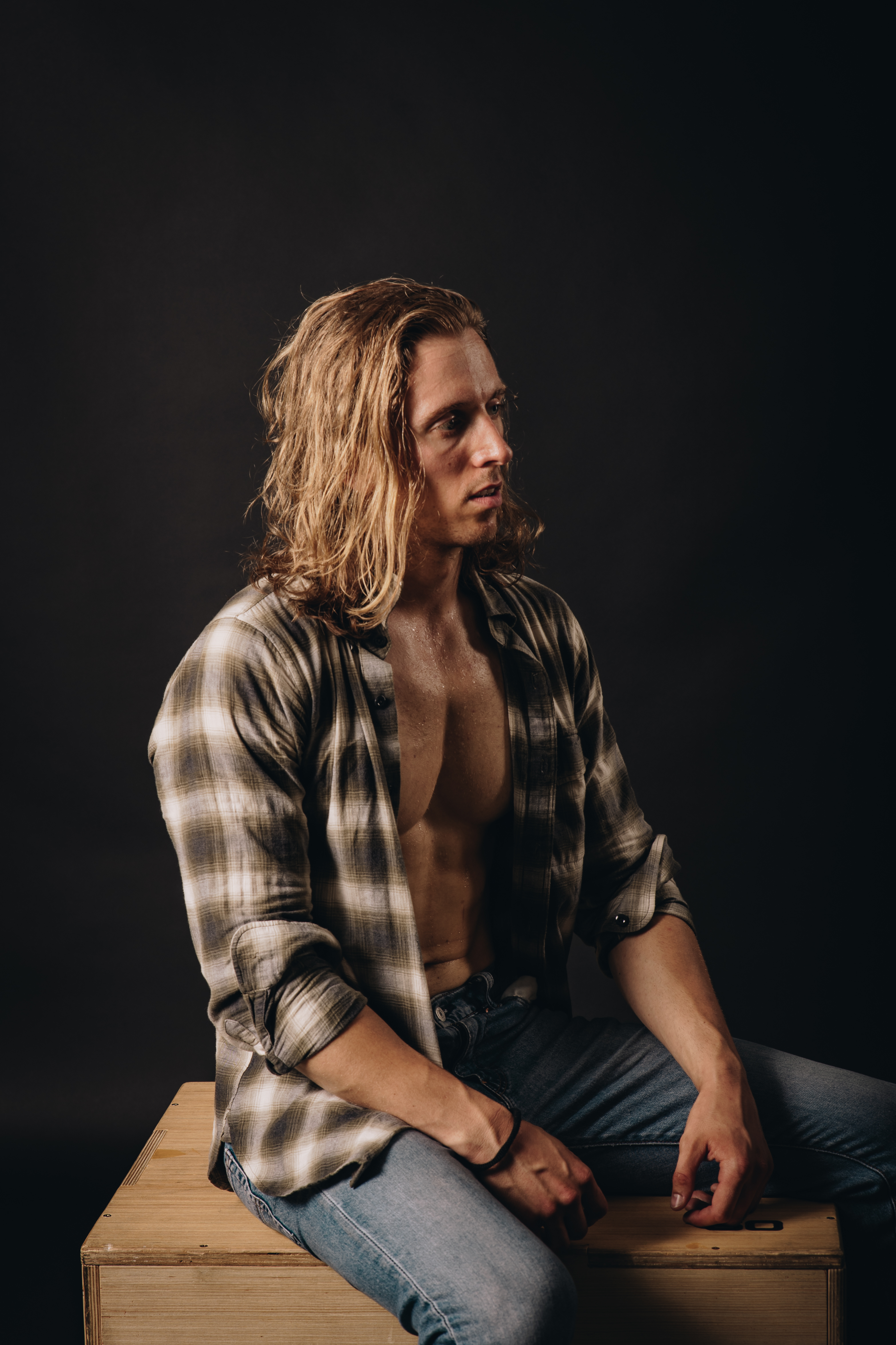 Ivan Kozina seated