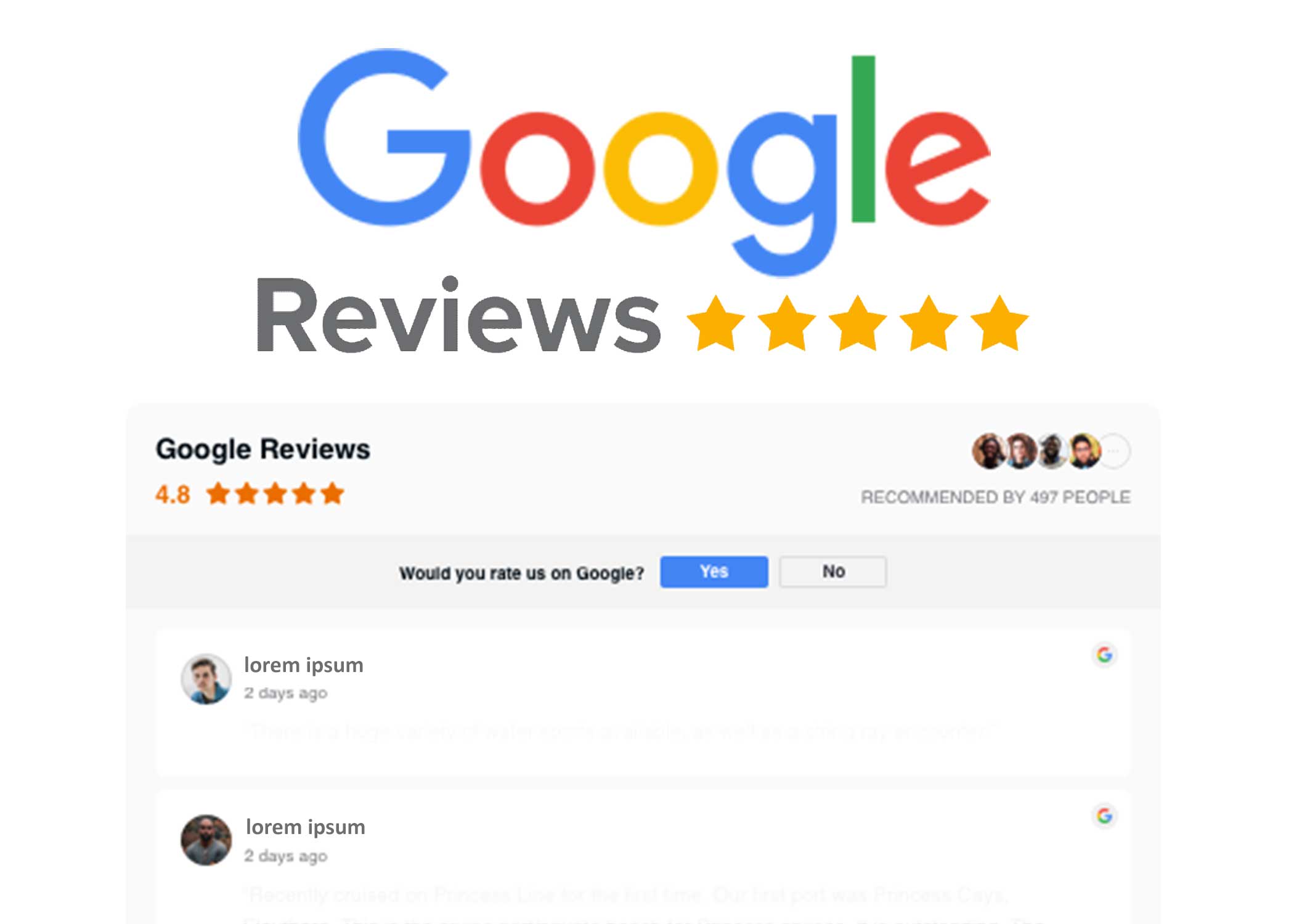 Google reviews